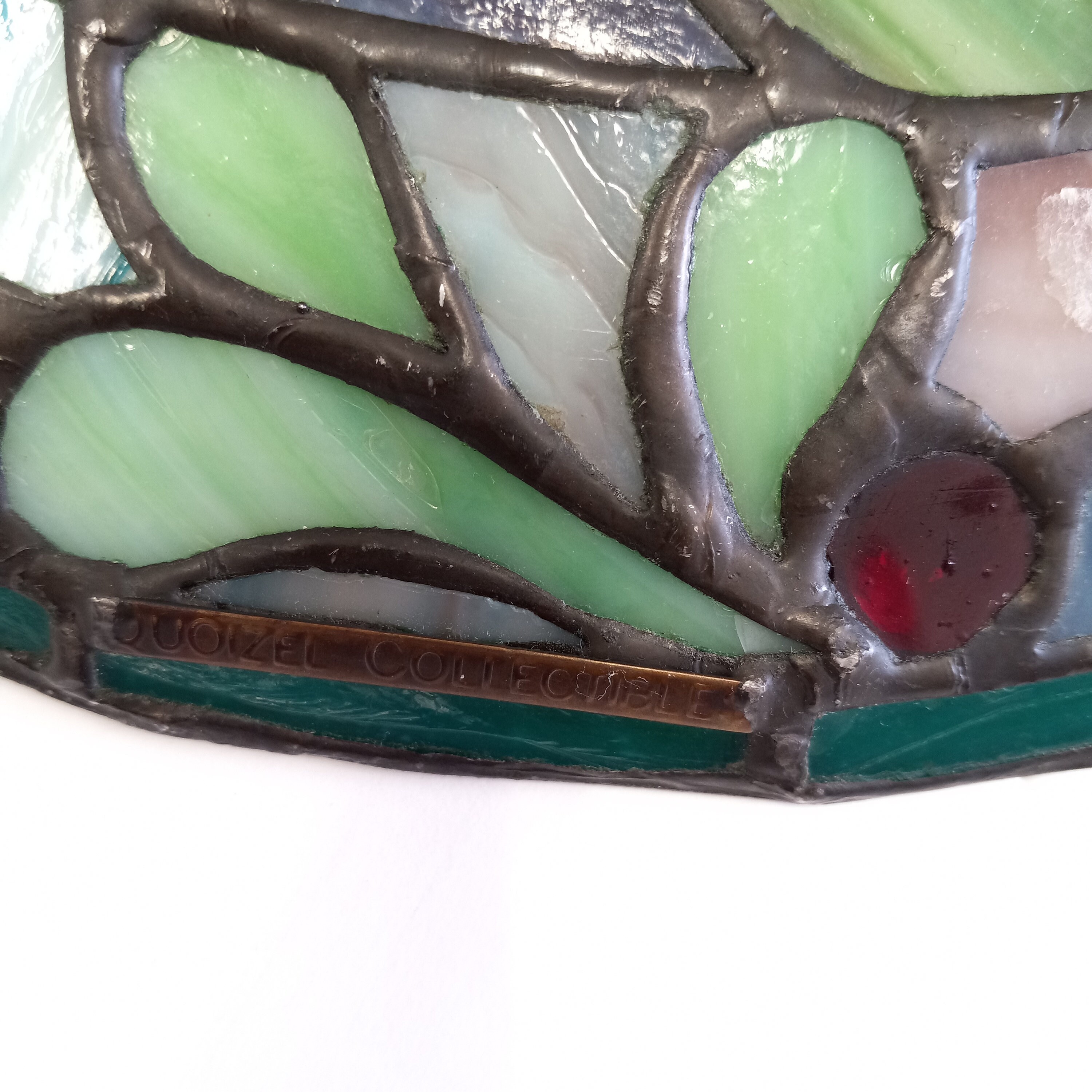 Quoizel Collectibles Stained Glass Disk Quoizel Collectibles Etsy