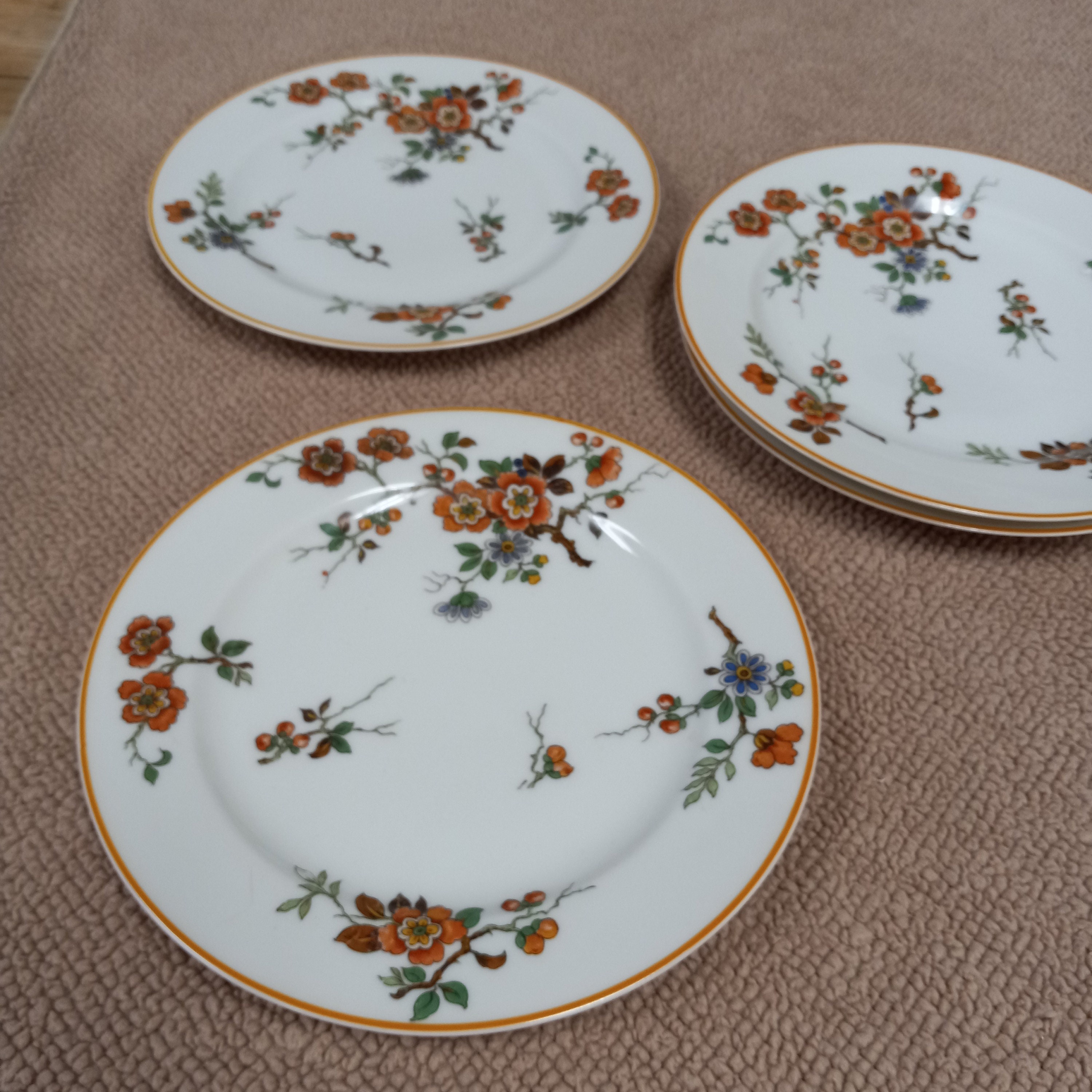 Set of 4 Haviland Limoges Normandy Salad Plates Haviland Etsy