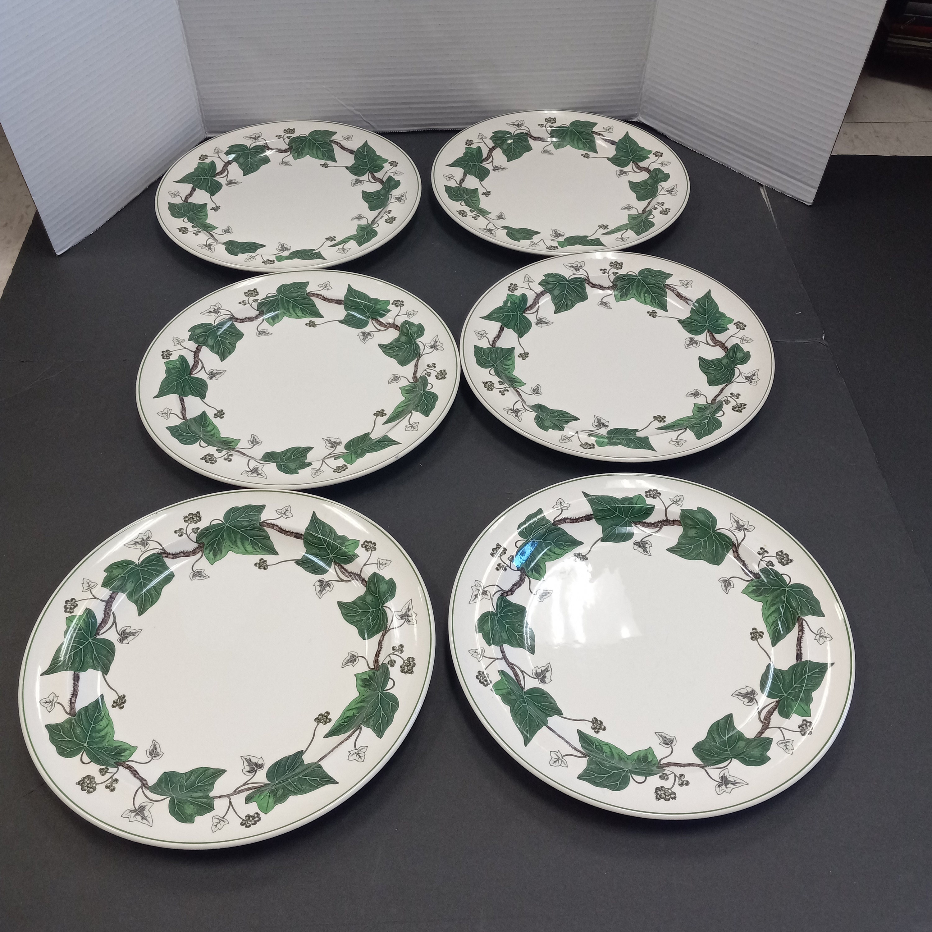 Vintage Wedgwood Napoleon Ivy Dinnerware Set - 29 Piece Cottage