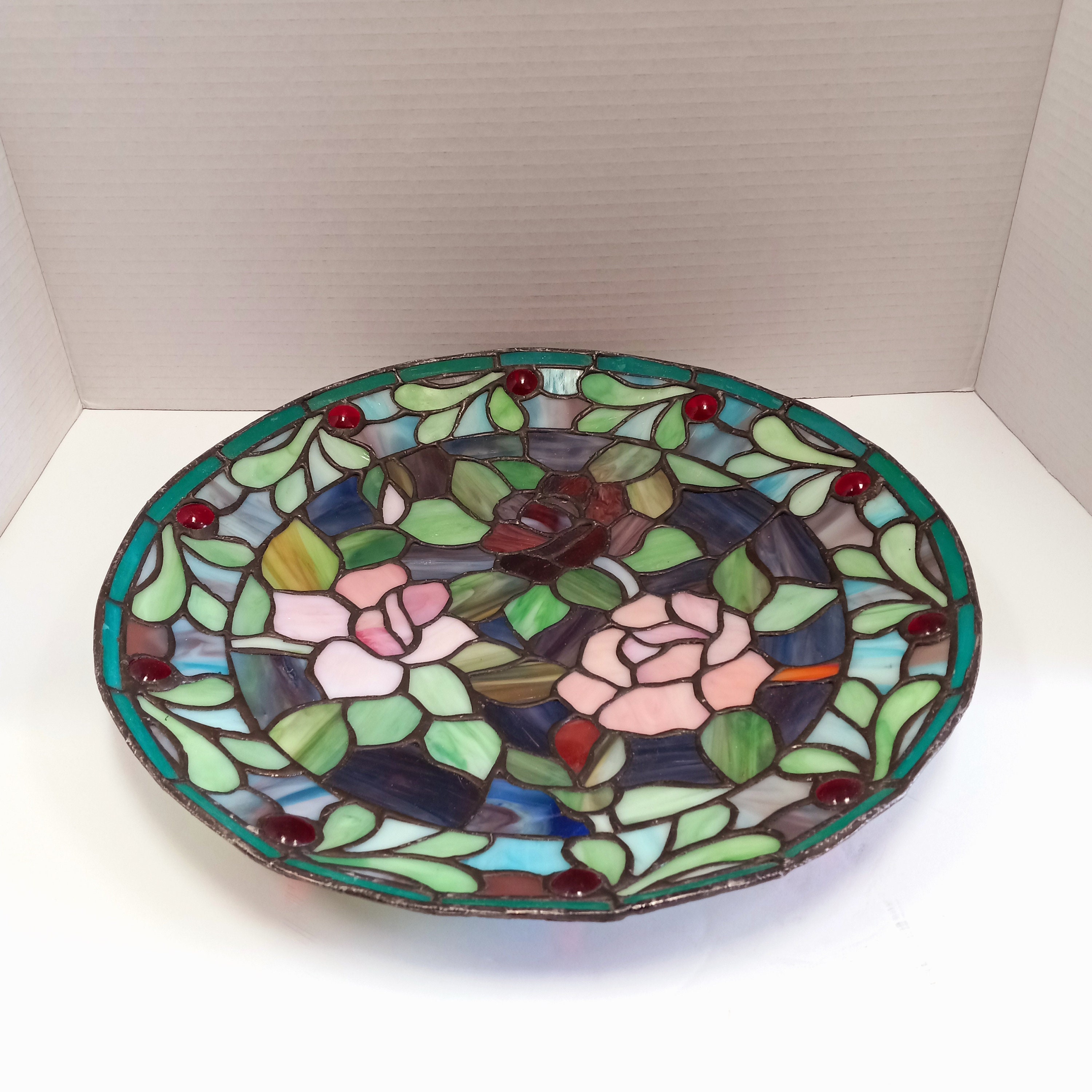 Quoizel Collectibles Stained Glass Disk, Quoizel