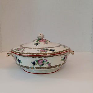 Antique Soup Tureen by Boots Silicon China Indian Tree pattern, Collectible Item