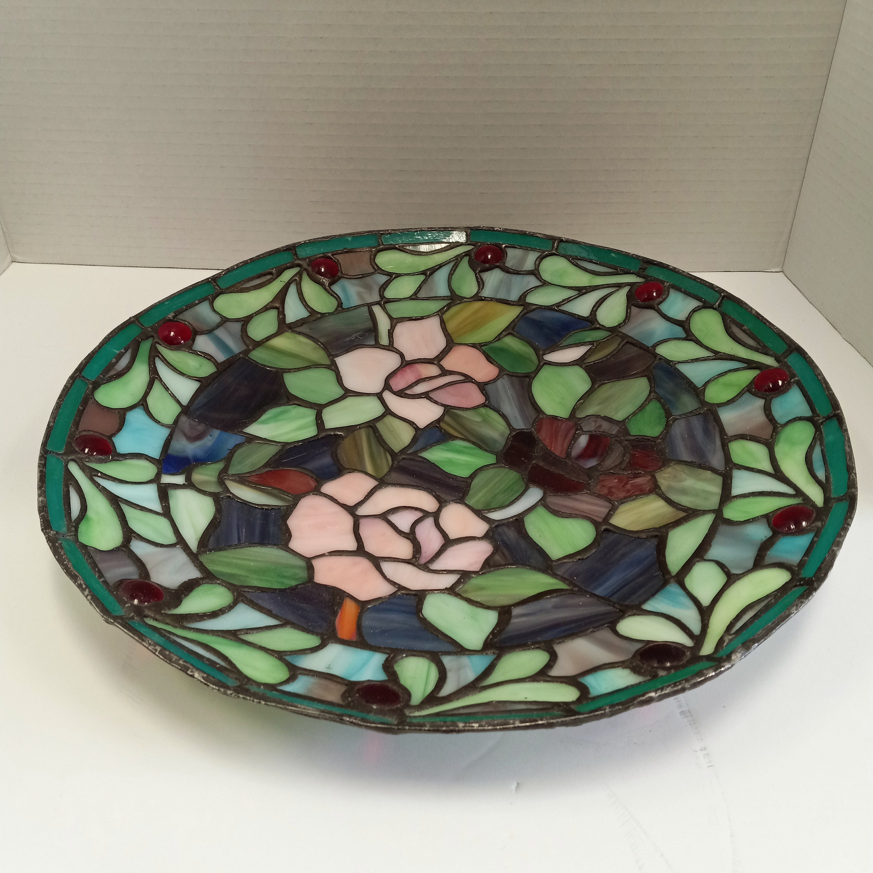 Quoizel Collectibles Stained Glass Disk Quoizel Collectibles Etsy