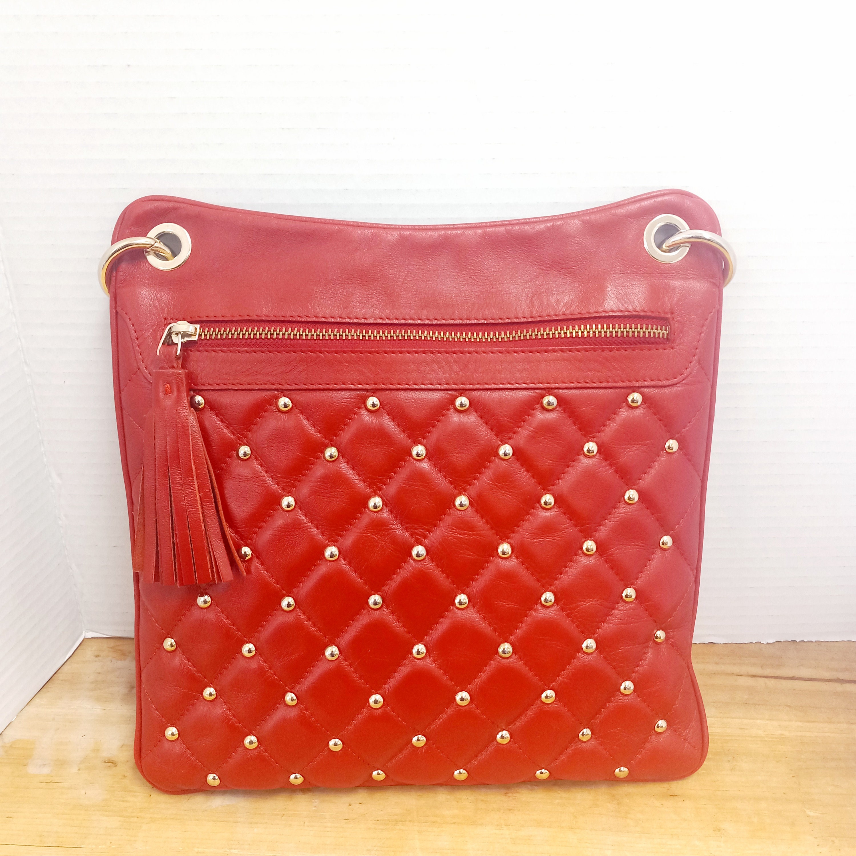 Yanko Spain Red Leather Crossbody Bag Studded, Vintage Style Red Leather Crossbody Bag Made in Spain, Boho Bag, Vintage Bag, Retro Bag - Etsy Yanko Spain Red Leather Crossbody Bag Studded, Vintage Style Red Leather Crossbody Bag Made in Spain, Boho Bag, Vintage Bag, Retro Bag - Etsy