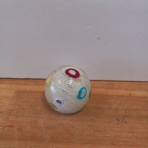 Murano Millefiori Glass Paperweight, Murano Glass Paperweight, Glass Art, Art Glass, Collectible Art Glass