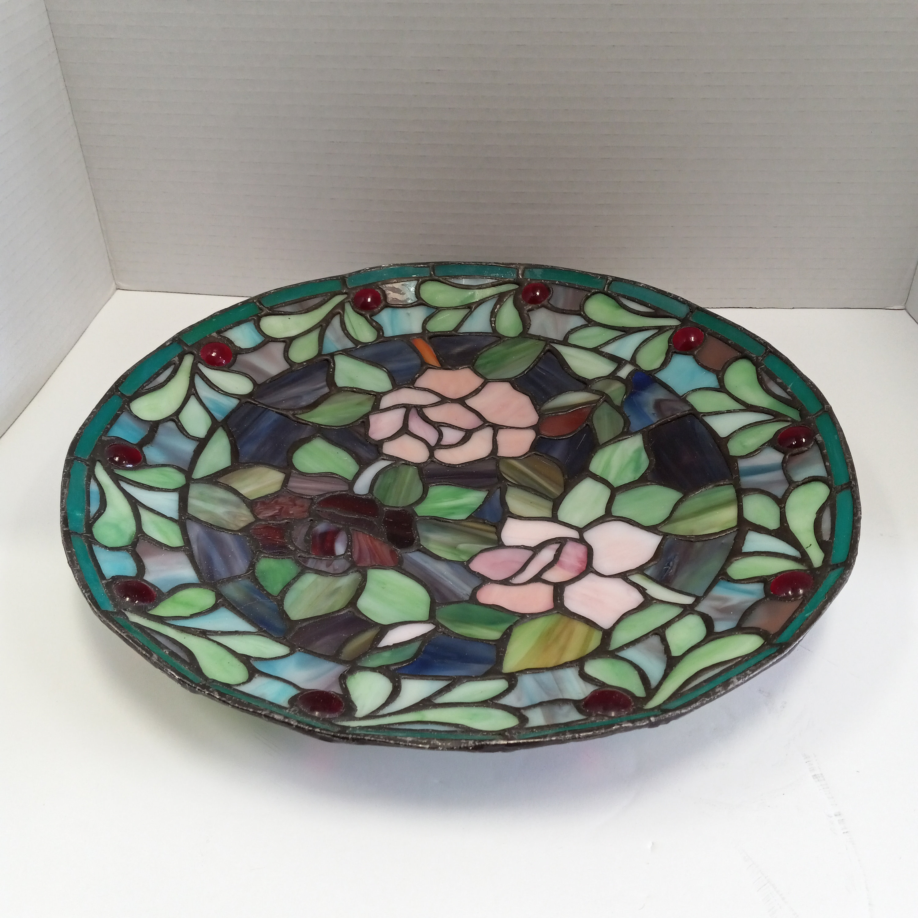 Quoizel Collectibles Stained Glass Disk, Quoizel