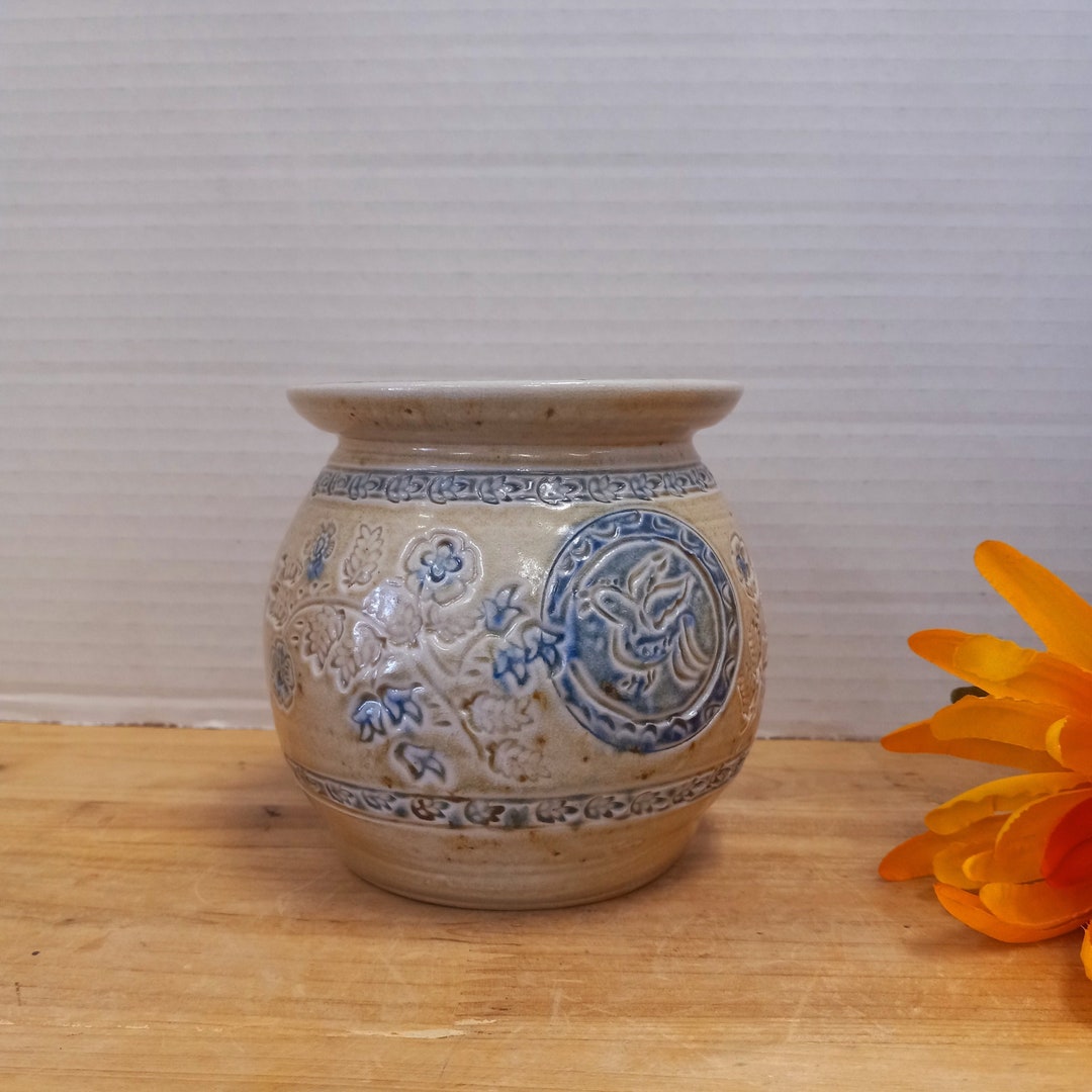 S J Pottery Planter, S J Pottery Bud Vase, S J Pottery Jardiniere