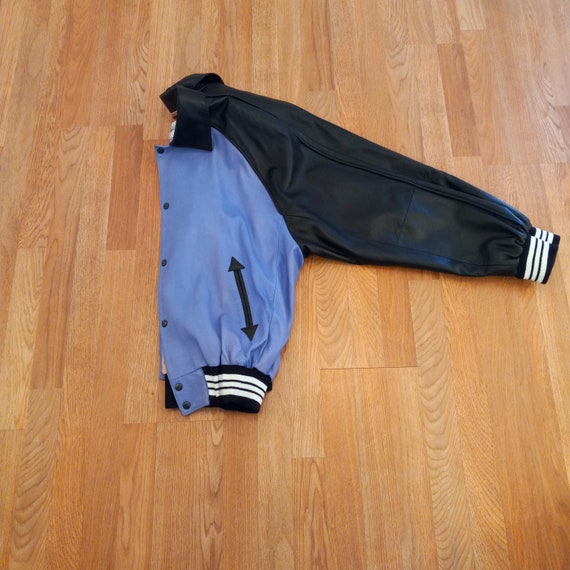 Vintage Men's XL Leather Jacket by Michael Hoban … - image 7