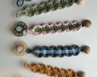 Pacifier Clip | Crocheted