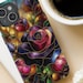 Rose Phone Case Stained Glass Print/illusion Tough Phone Case for ...