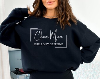 Cheer Mom Sweatshirt. Competition Day Sweatshirt, Cheer Comp Team,Cheer Mama Gift, Proud Senior Cheer Mom Crewneck, Cute Cheerleading Shirt