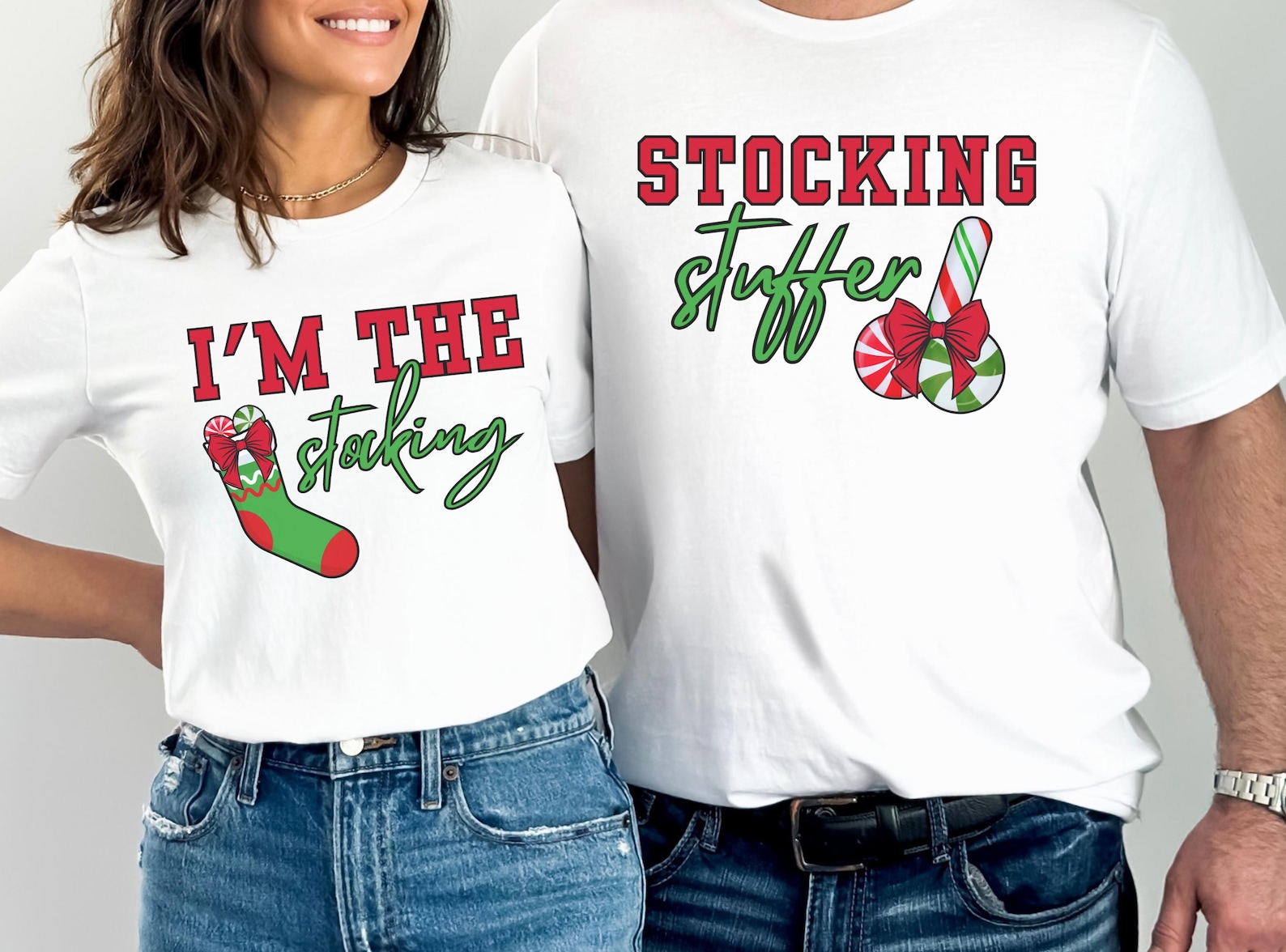 Funny Couples Christmas Shirts, Inappropriate Christmas Shirt for Him — free download