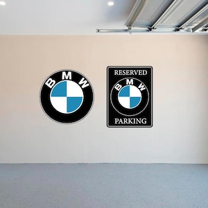 Garage Decor, Man Cave Decor, Wall Art, German Cars, Car Collector, Indoor/Outdoor Aluminum 24&quot; Car Sign, Car emblem, Acrylic Available