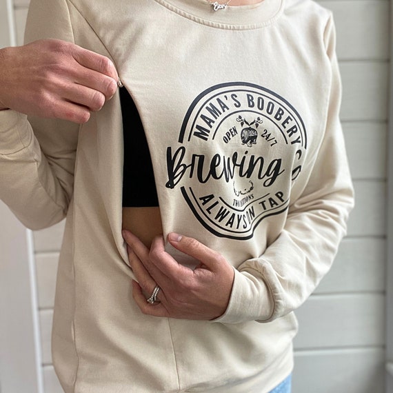 Long-sleeved T-shirt bottoming shirt breastfeeding top Long-sleeved T-shirt bottoming shirt breastfeeding top