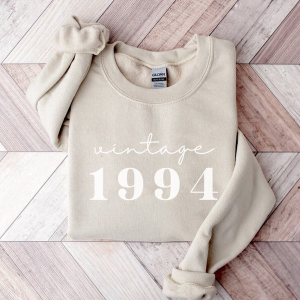 Classic 1994 Sweatshirt For Women, Vintage 1994 Sweatshirt, 30th Birthday Sweatshirt, 30th Birthday Gifts for Women, 1994 Crewneck,1994 Gift
