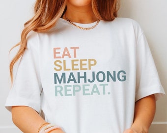 Funny Mahjong Shirt, Mahjong Player T-Shirt, Mahjong Player Gifts, Mahjong Lover Gift, Mahjong Gifts, Mahj TShirt, Mahj Lover, Board Games