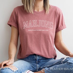 Mahjong Shirt, Mahjong Player Shirt, Mahjong Player Gifts, Mahjong Lover Gift, Mahjong Gifts, Funny Mahjong T-Shirt, Mahj TShirt, Mahj Lover