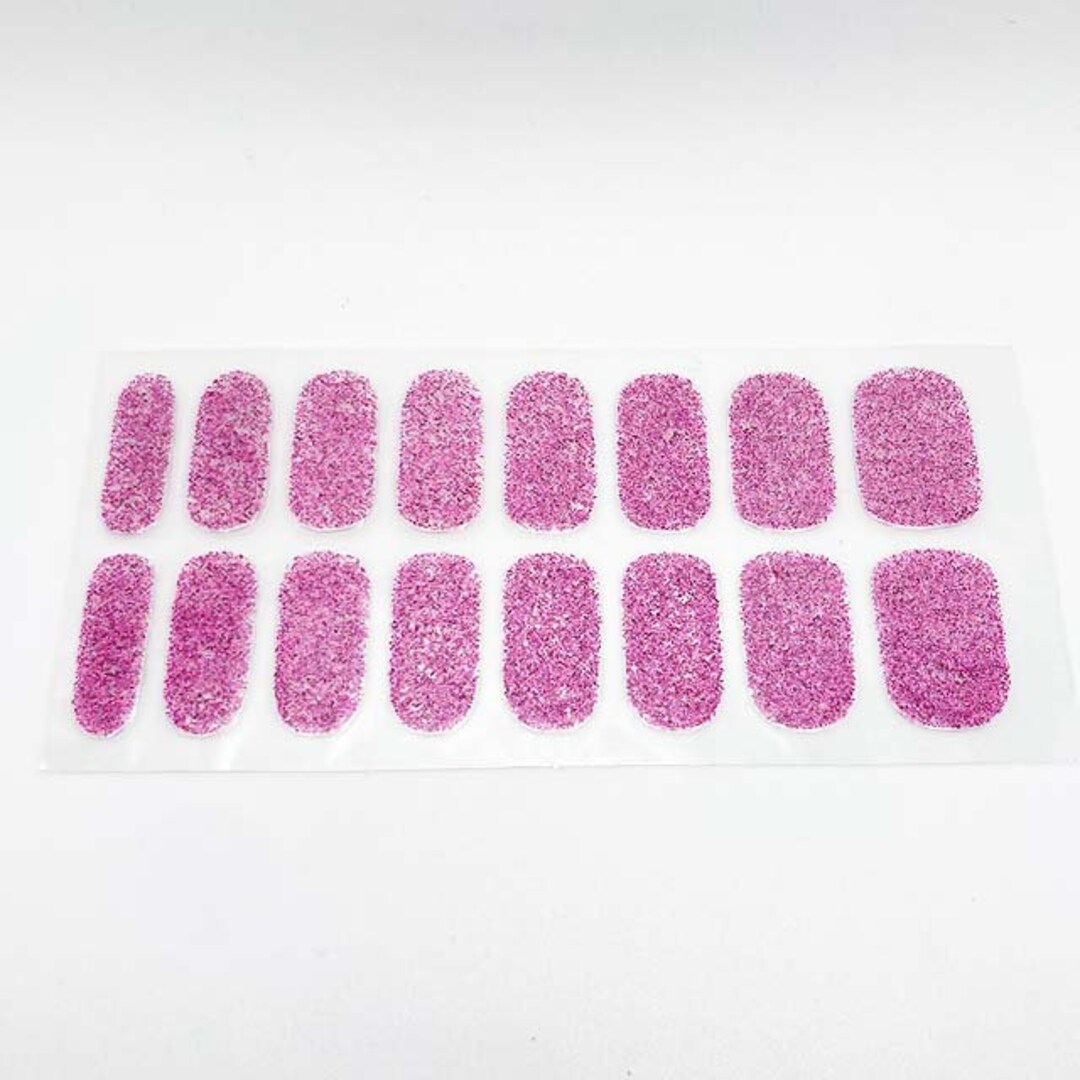 Light Pink Glitter Nail Wraps, Glitter Nail Polish Stickers, Glitter