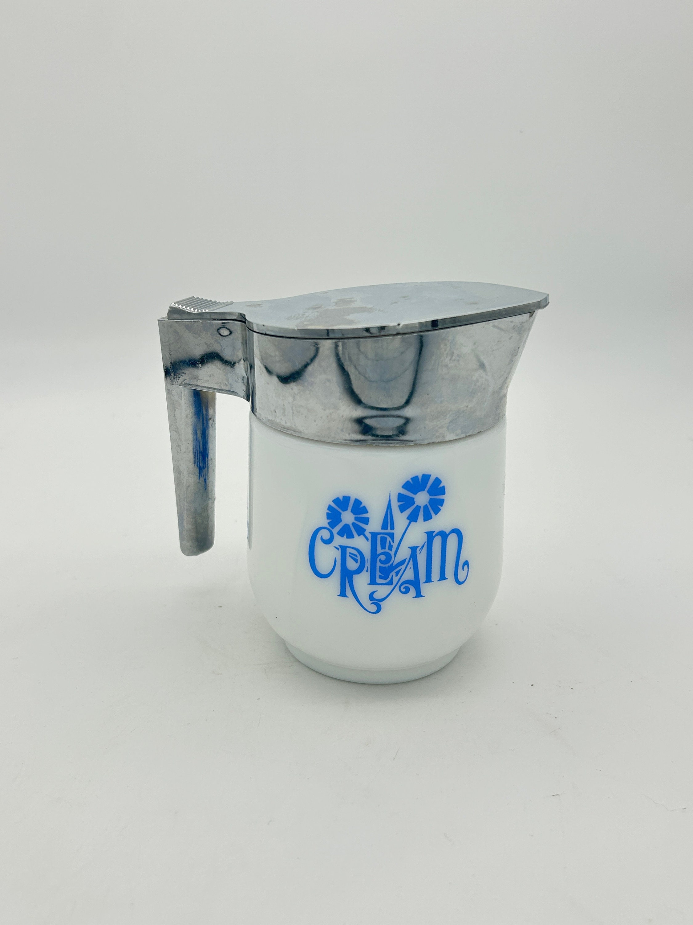 Vintage GEMCO Sugar Bowl and Creamer Set Cornflower Blue Etsy