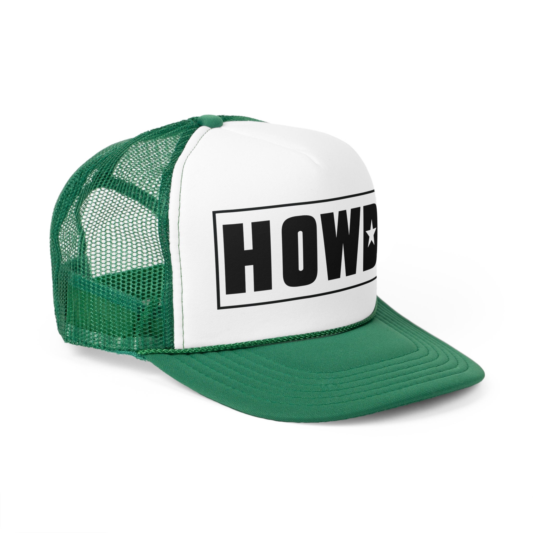 Casquette Snapback Vintage Années 80 "Howdy Po Folks" - Style Camionneur, Jean Et Maille