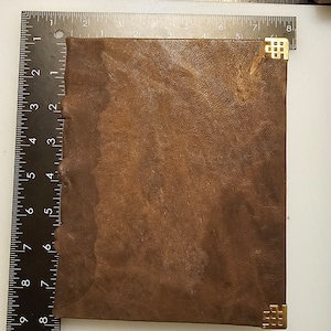 Handmade Leather-bound Notebook