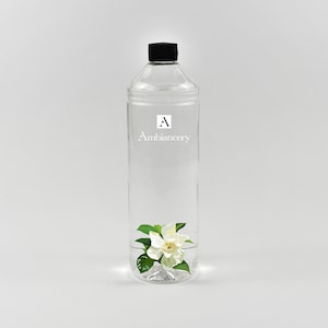 Olio per lampade al profumo di gardenia per lampade a olio | Trasparente | Alta qualità | Olio per lampade | Senza fuliggine | 1 litro