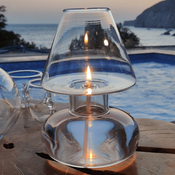 Peri glass oil lamp deals