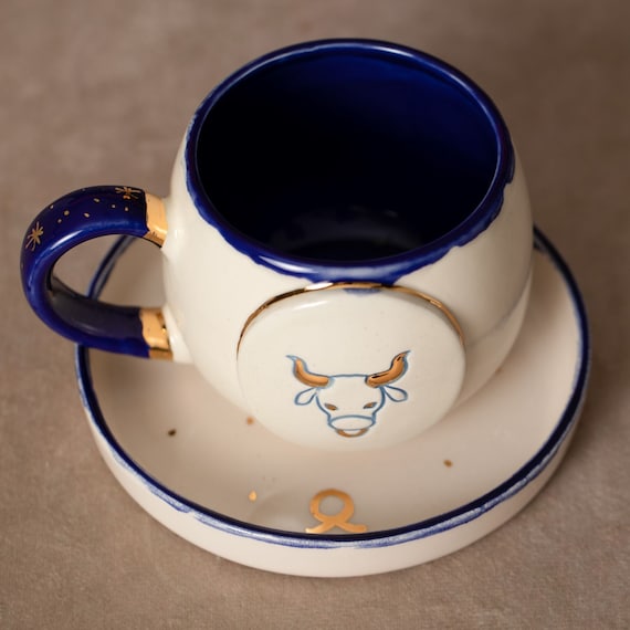 Coffee Cup Zodiac Sign Taurus Etsy