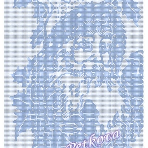 Santa Claus overlay mosaic crochet pattern