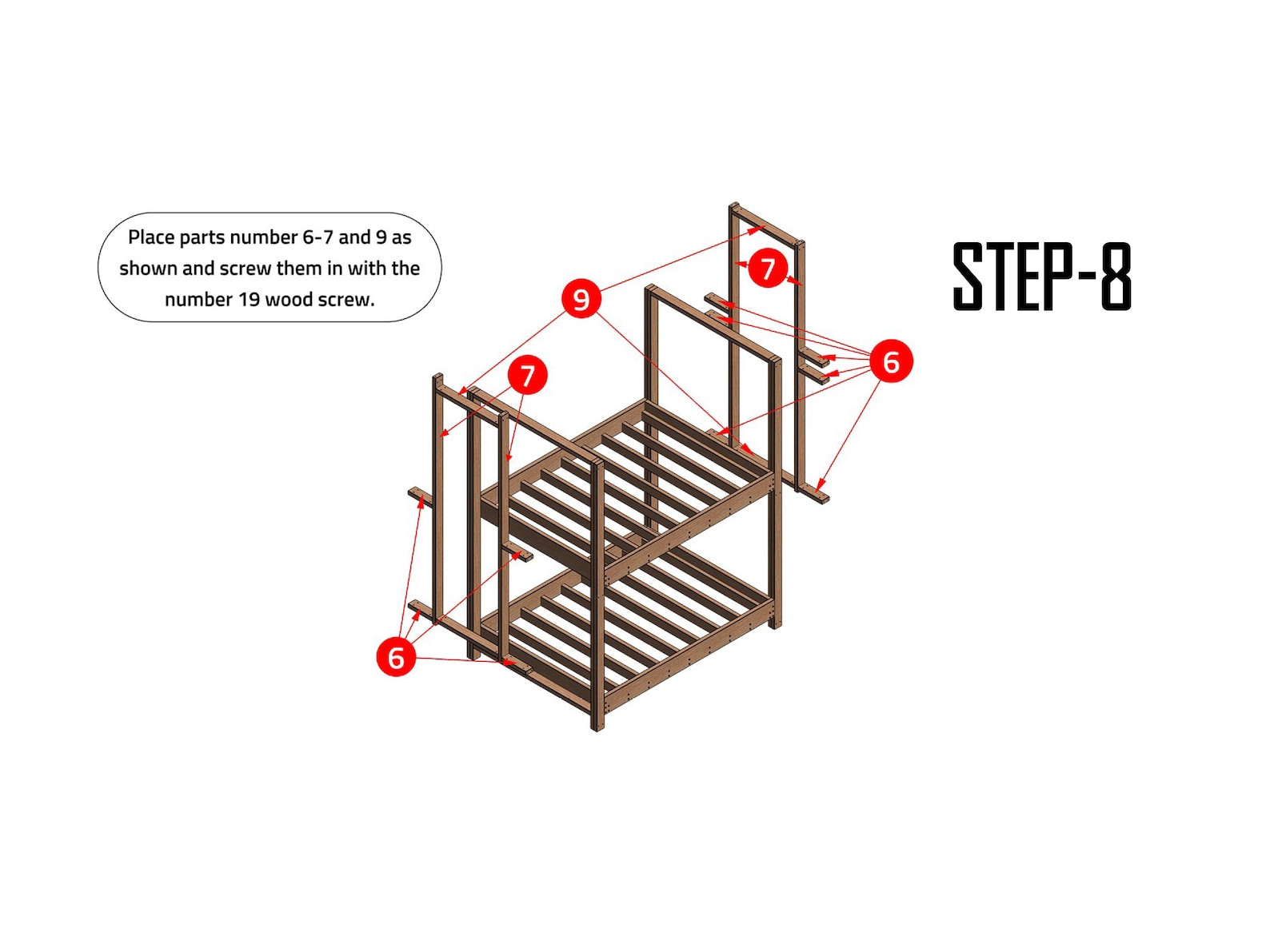 DIY Twin Size Bunk Bed Plans Simple Steps to Build Your Own Etsy