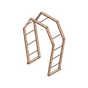 Coffin form weddin arbor plans , coffin arch plan , halloween wedding plans