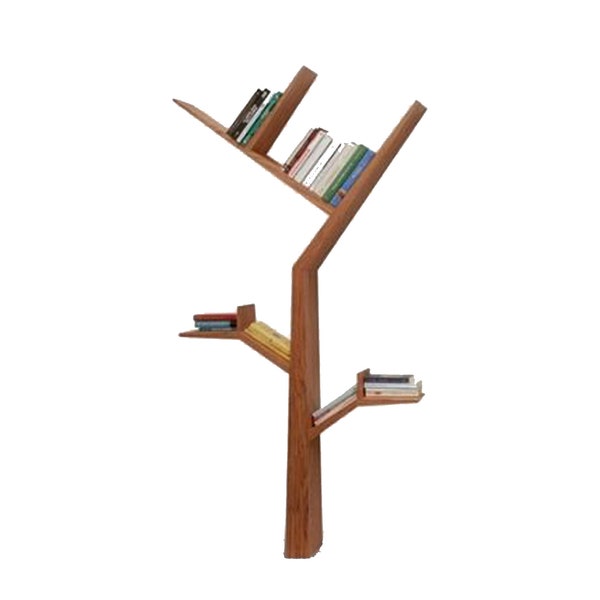 Tree Shelf Plan , Book shelves pdf pattern , Bookcase plan , Carpentery plans