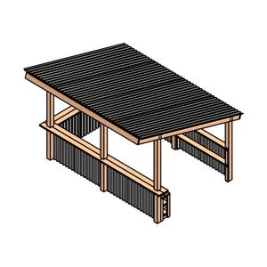 DIY 10x16 ft Yard Bar Plans: Detailed Blueprint, Animation, and Cutting List for Your Outdoor Oasis