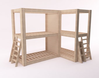 Twin Bunk Bed DIY Plan (PDF)