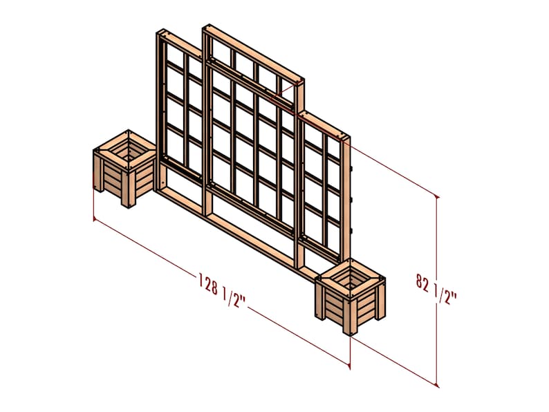 Cedar Raised Garden Bed With Trellis Step by Step Building Plans Garden