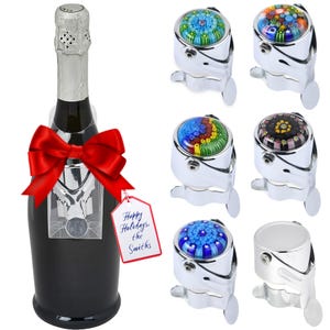 Wine & Champagne Stopper – Great for gifting - Professional grade, leakproof, unique, and stunning for Prosecco, Cava, and as a Wine Stopper