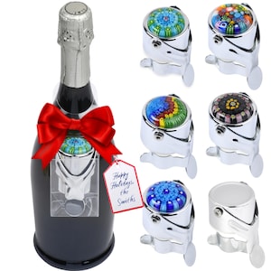 Wine & Champagne Stopper – Great for gifting - Professional grade, leakproof, unique, and stunning for Prosecco, Cava, and as a Wine Stopper