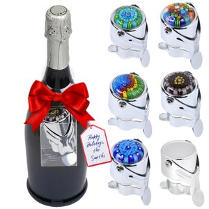Wine & Champagne Stopper – Great for gifting - Professional grade, leakproof, unique, and stunning for Prosecco, Cava, and as a Wine Stopper