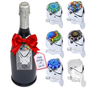 Wine & Champagne Stopper – Great for gifting - Professional grade, leakproof, unique, and stunning for Prosecco, Cava, and as a Wine Stopper