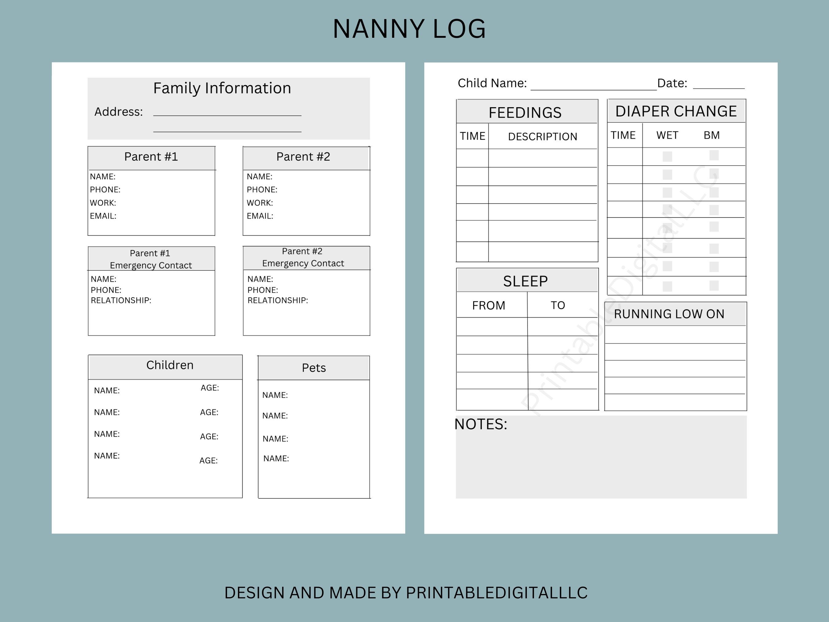 Nanny Time Management