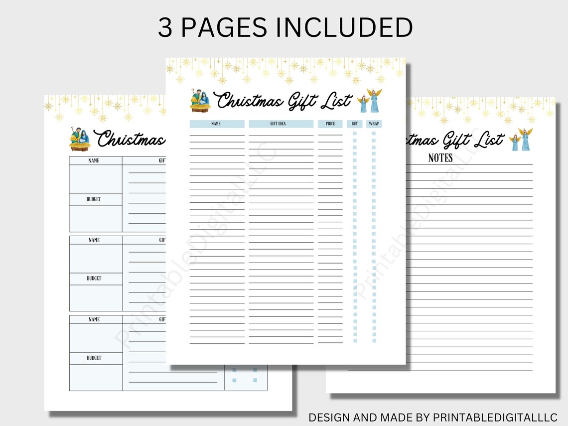 Christmas Gift List Printable Fillable Christmaschristmas Etsy christmas-gift-list-printable-fillable-christmaschristmas-etsy