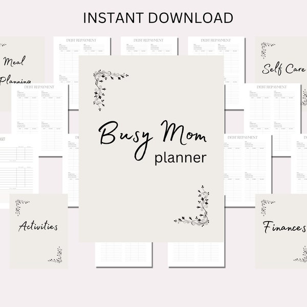 Mom Planner - Etsy