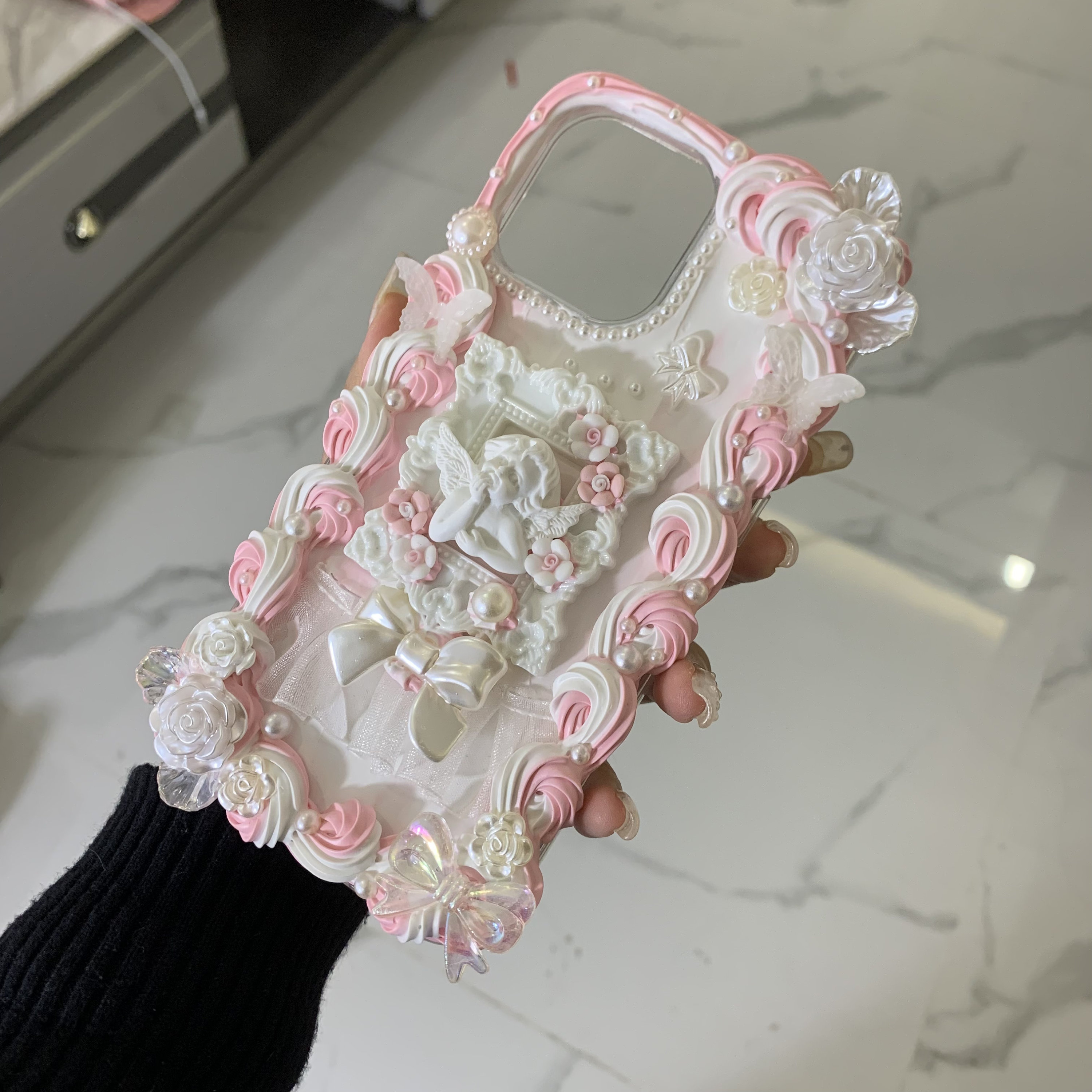 Handmade Delicious Strawberry Cake Decoden Phone Case | Gift