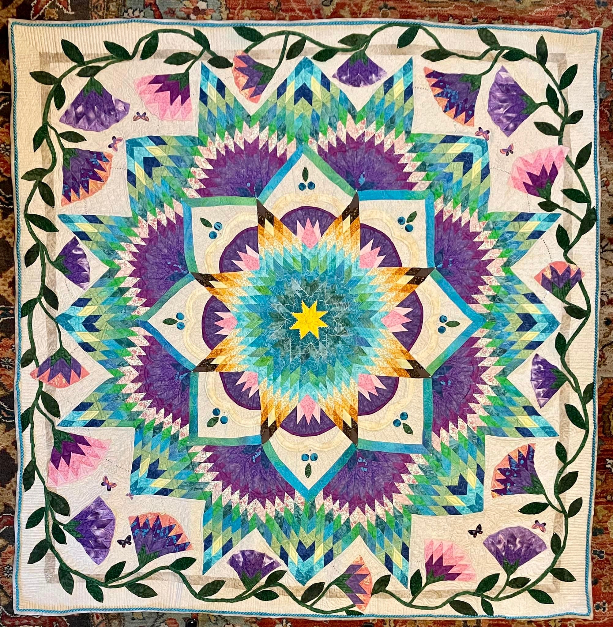 Zen Garden Art Quilt - Etsy