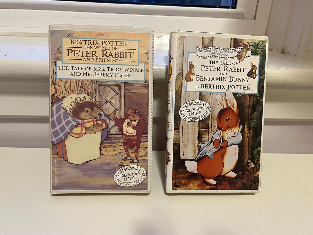 VHS Beatrix Potter: the World of Peter Rabbit and Friends VHS Lot of 2