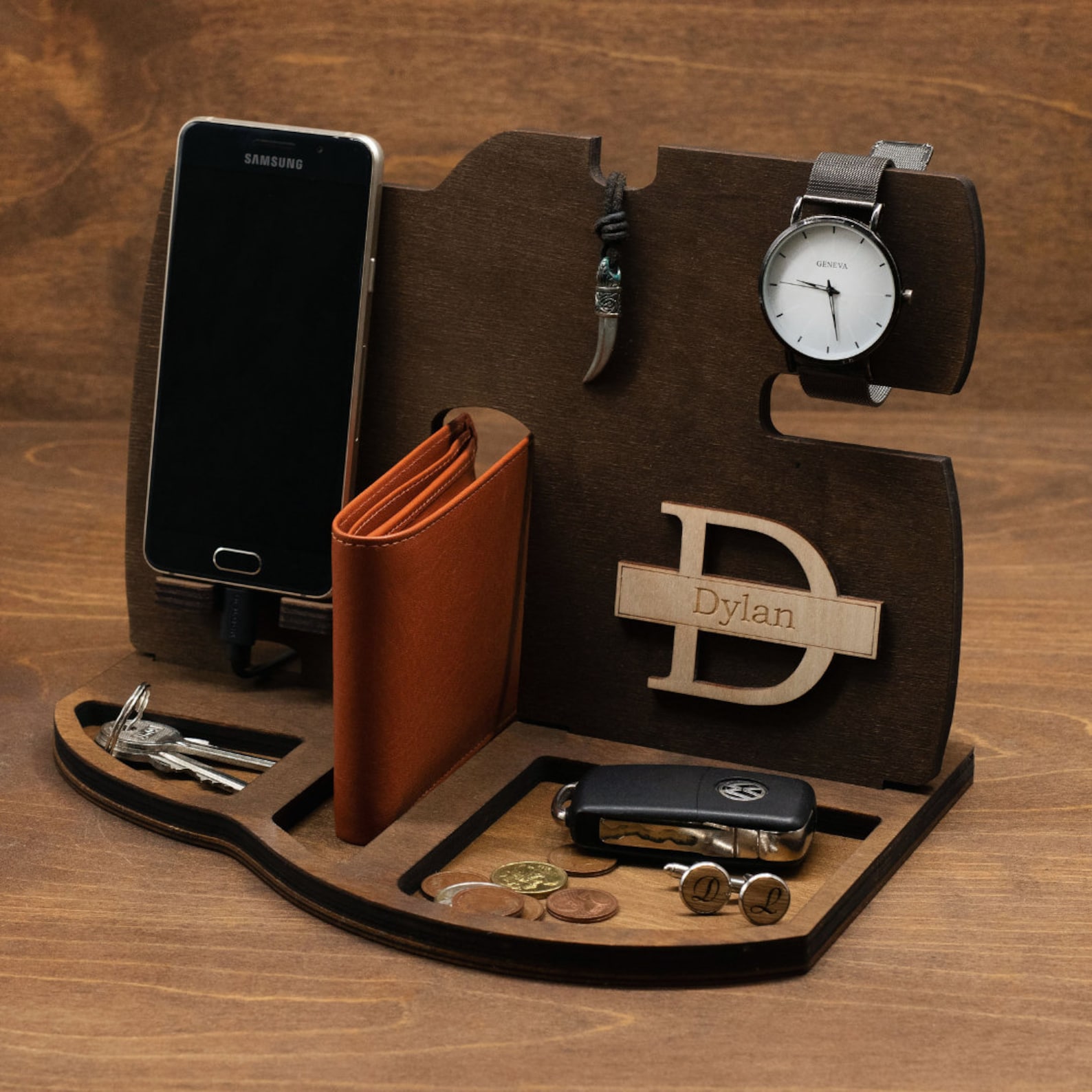 Personalized Cell Phone Docking Charging Station Stand