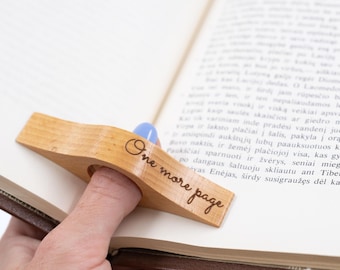 Personalised Book Page Holder, Thumb Page Holder Book Holder Bookworm Reading Book Accessories Gifts for Book Lovers