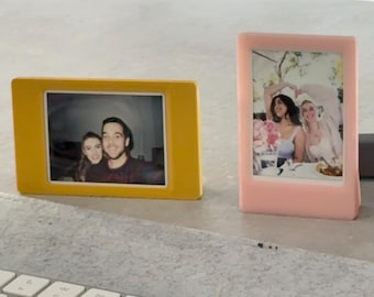 Instax Mini Standing Picture Frame | Tabletop Desk Small Photo Frame