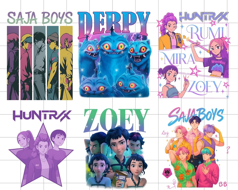 Saja Boys Kpop Demon Hunters Pattern