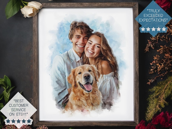 custom portrait, watercolor house painting, pet painting, wedding portrait, house print, custom watercolor, painting from photo