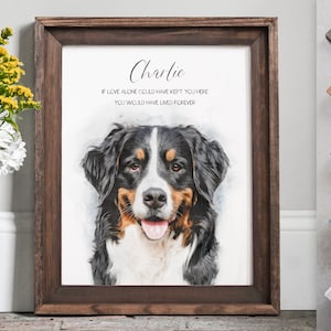 Digital Pet portrait, pet portrait from photo,